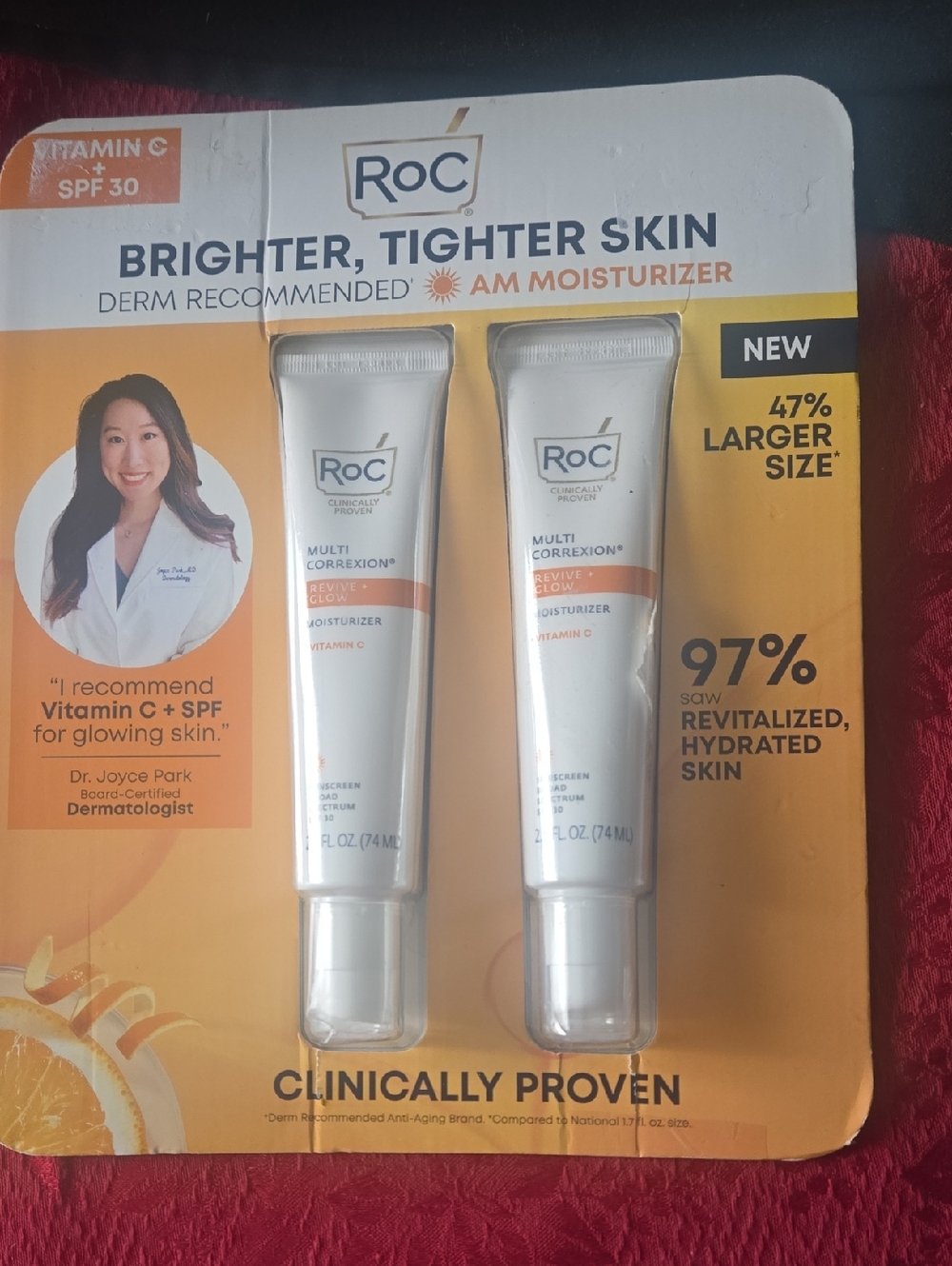 ROC AM Moisturer SPF 30 Vitamin C Brighter,Tighter Skin